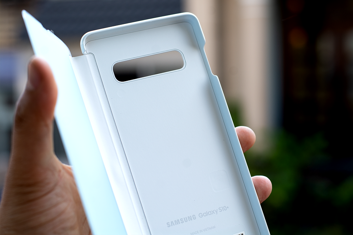 Bao da Samsung ClearView cho Galaxy S10