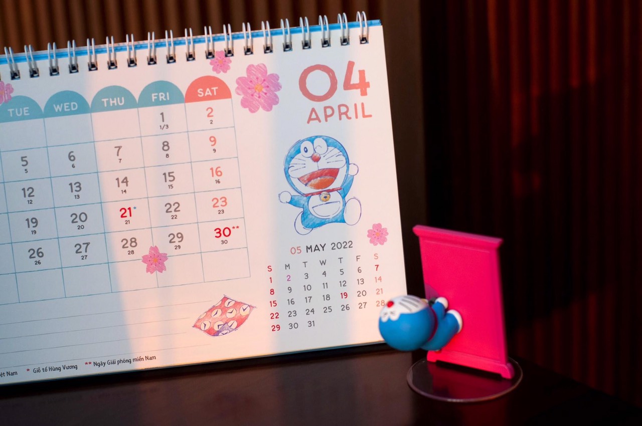 Lịch Để Bàn Doremon Doraemon