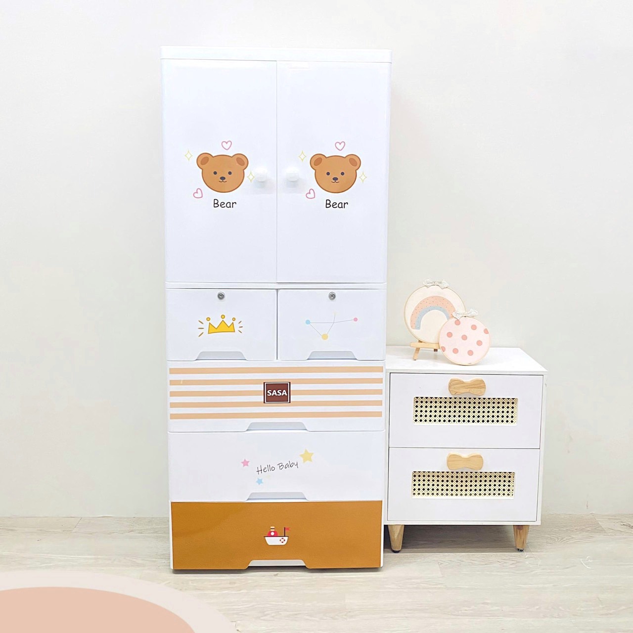Tủ Holla 5 tầng hoạt hình HL-09193