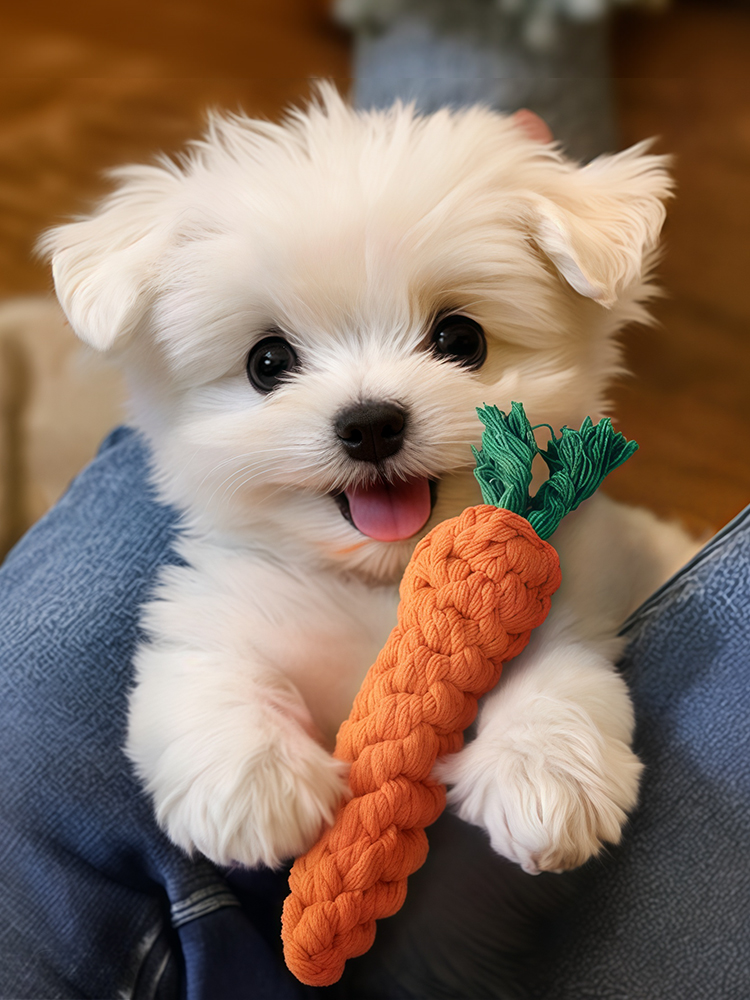 đồ chơi chó mèo - cà rốt thừng cho chó mèo - T3 PETS SHOP