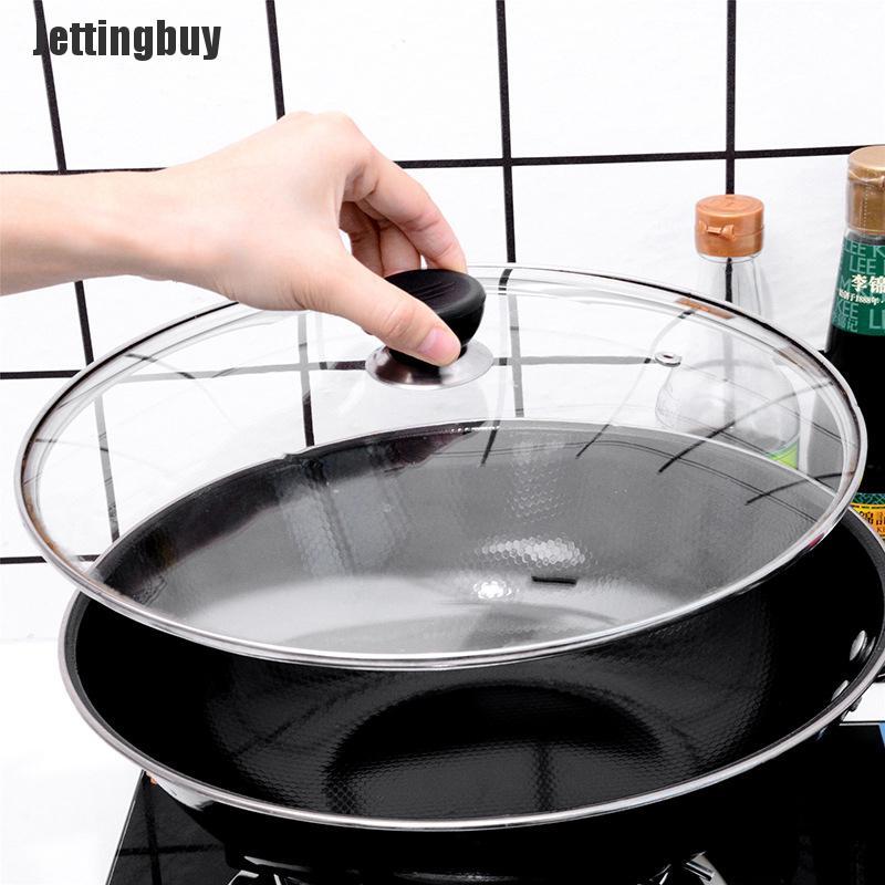 Jettingbuy 6pcs pan lid Kitchen Pot Pan Replacement Cover Handle Knobs Anti Scalding Black