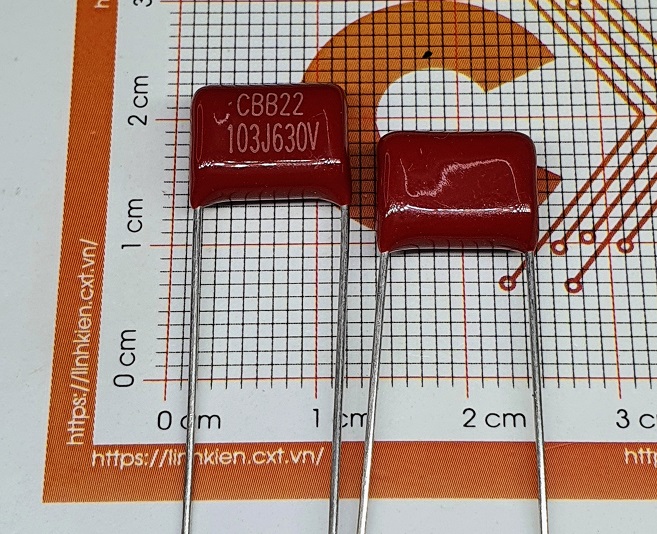 Tụ CBB22 630V103J 10nF 630V 10mm (5c)