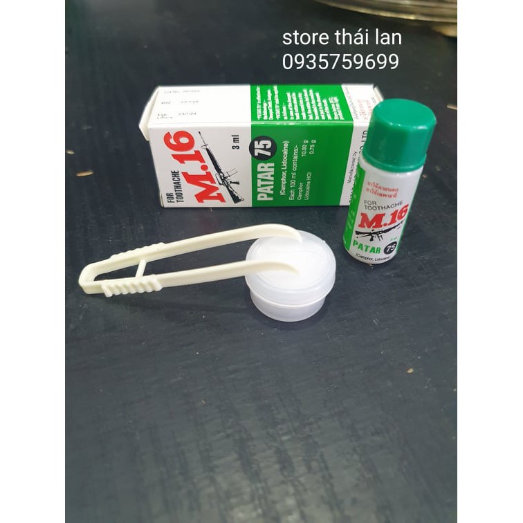 Dầu giảm nhức răng Patar 75 Thái Lan 3ml
