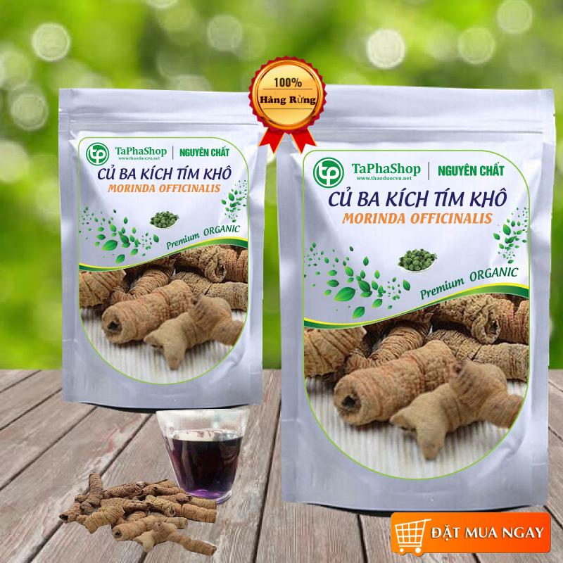 Củ Ba kích tím sấy khô 500gram- Thảo Dược Tấn Phát HCM