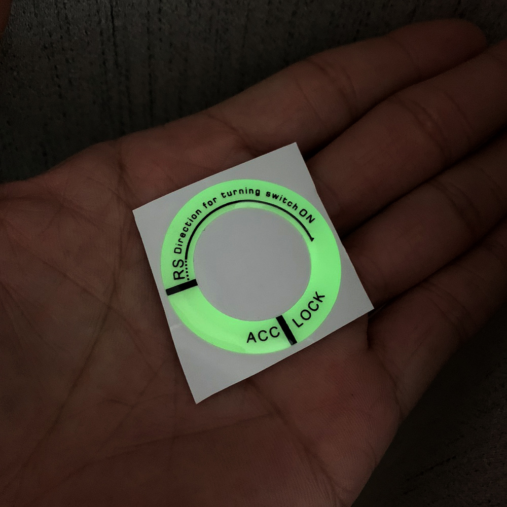 [HCM]Tem Dán Xe Máy Ổ Khóa Dạ Quang [ 1 chiếc ]