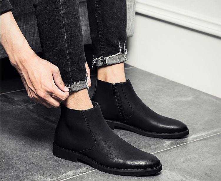 (4 màu ) Giày nam,Boot nam chelsea boot kiểu dáng hàn quốc