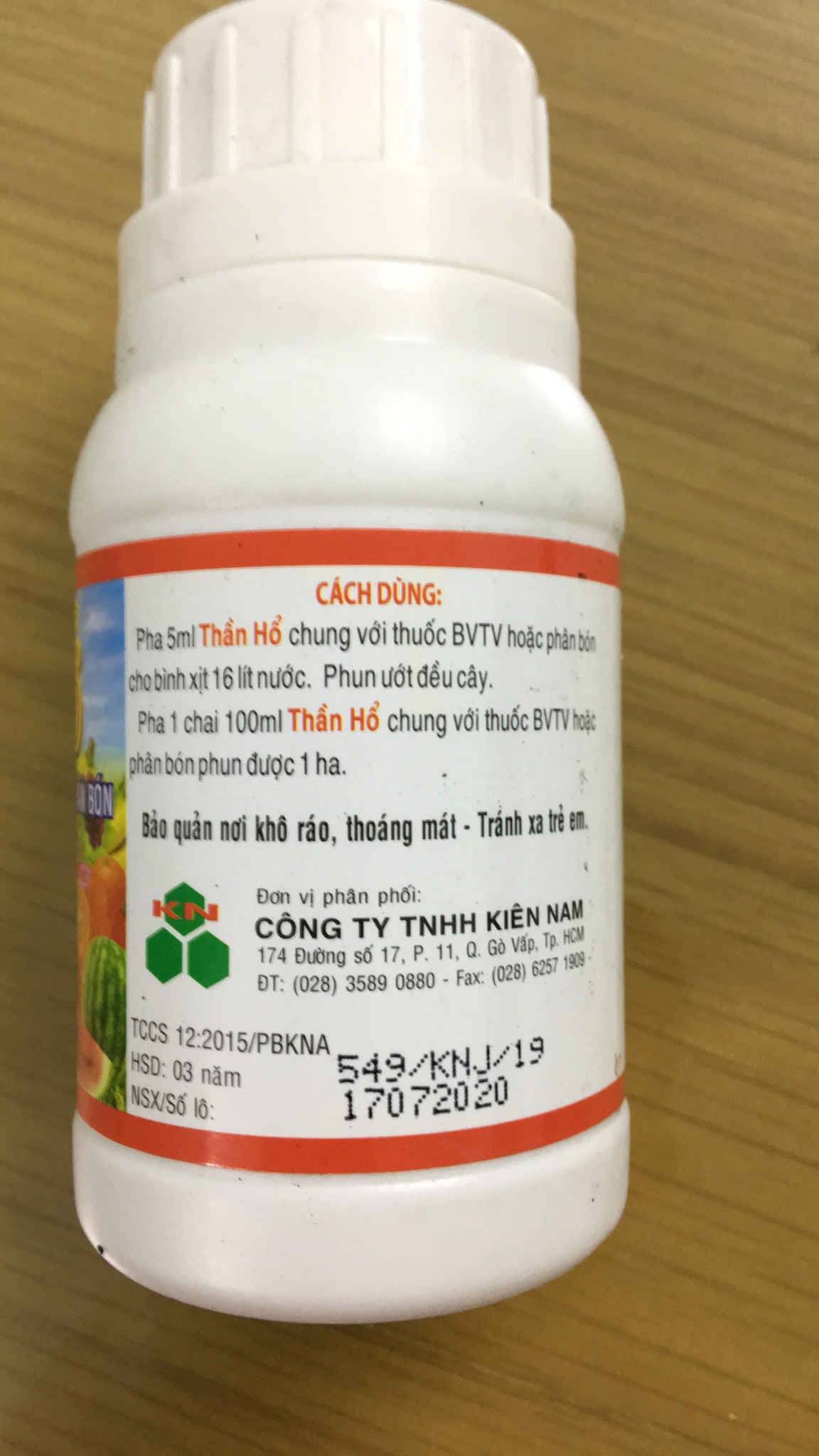 Sản phẩm Lưu dẫn Tăng lực THẦN HỔ
