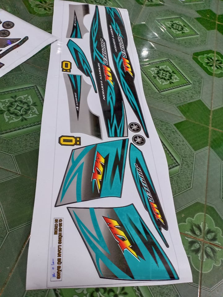 tem rời jupiter mx xanh ngọc xe đen