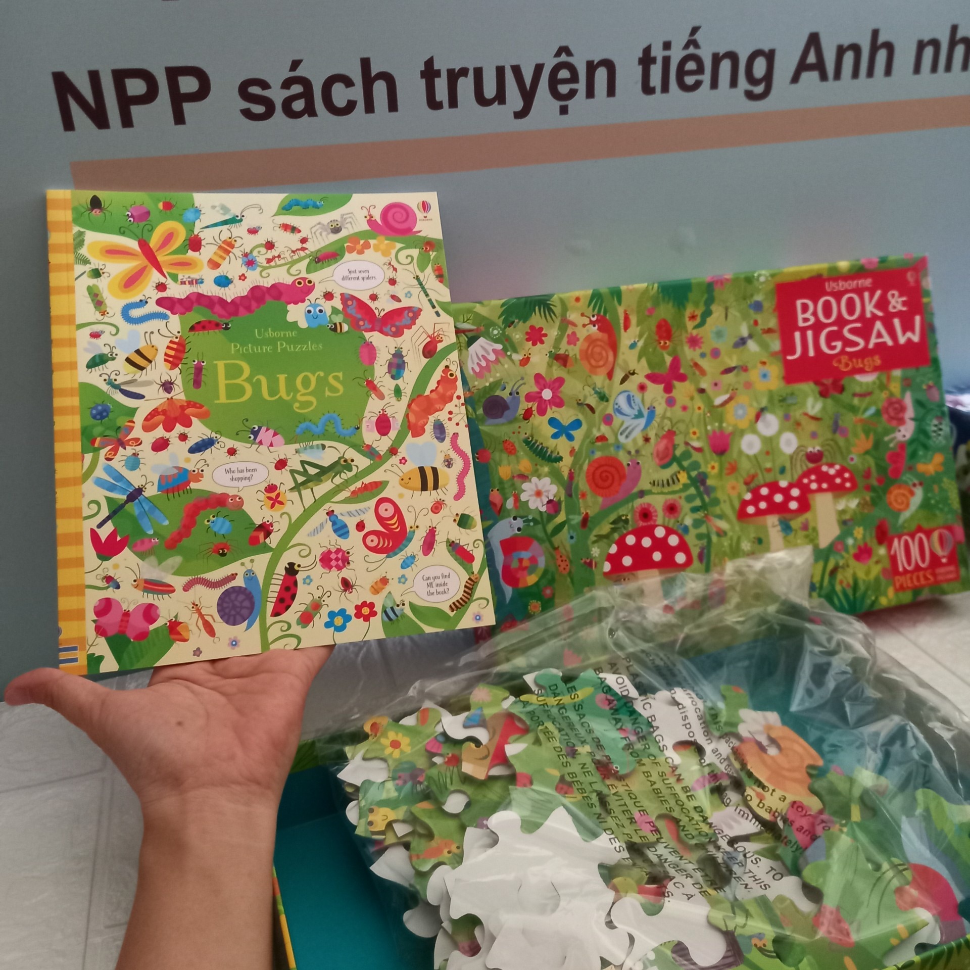 Usborne Book and Jigsaw Bugs