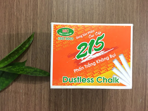 [HCM]Phấn màu MIC 1 hộp 100 viên. Không bụi. Thích hợp trong Trường Học và Văn Phòng. Vi Tính Quốc Duy