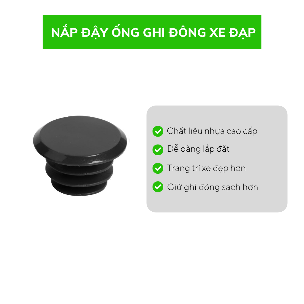 Nắp đậy ống ghi đông xe đạp