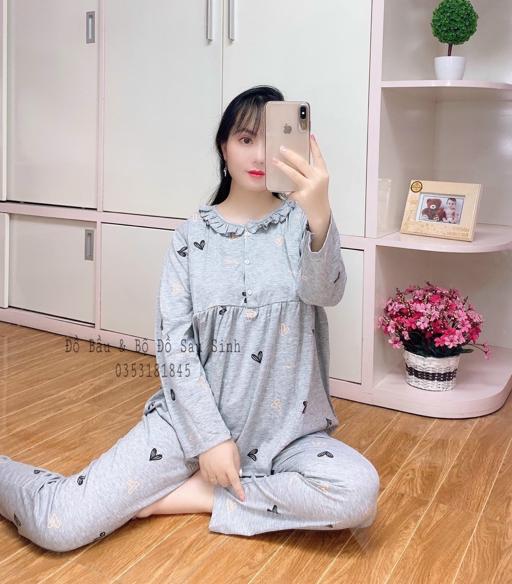 Bộ bầu mặc trước và sau sinh đẹp mê ly