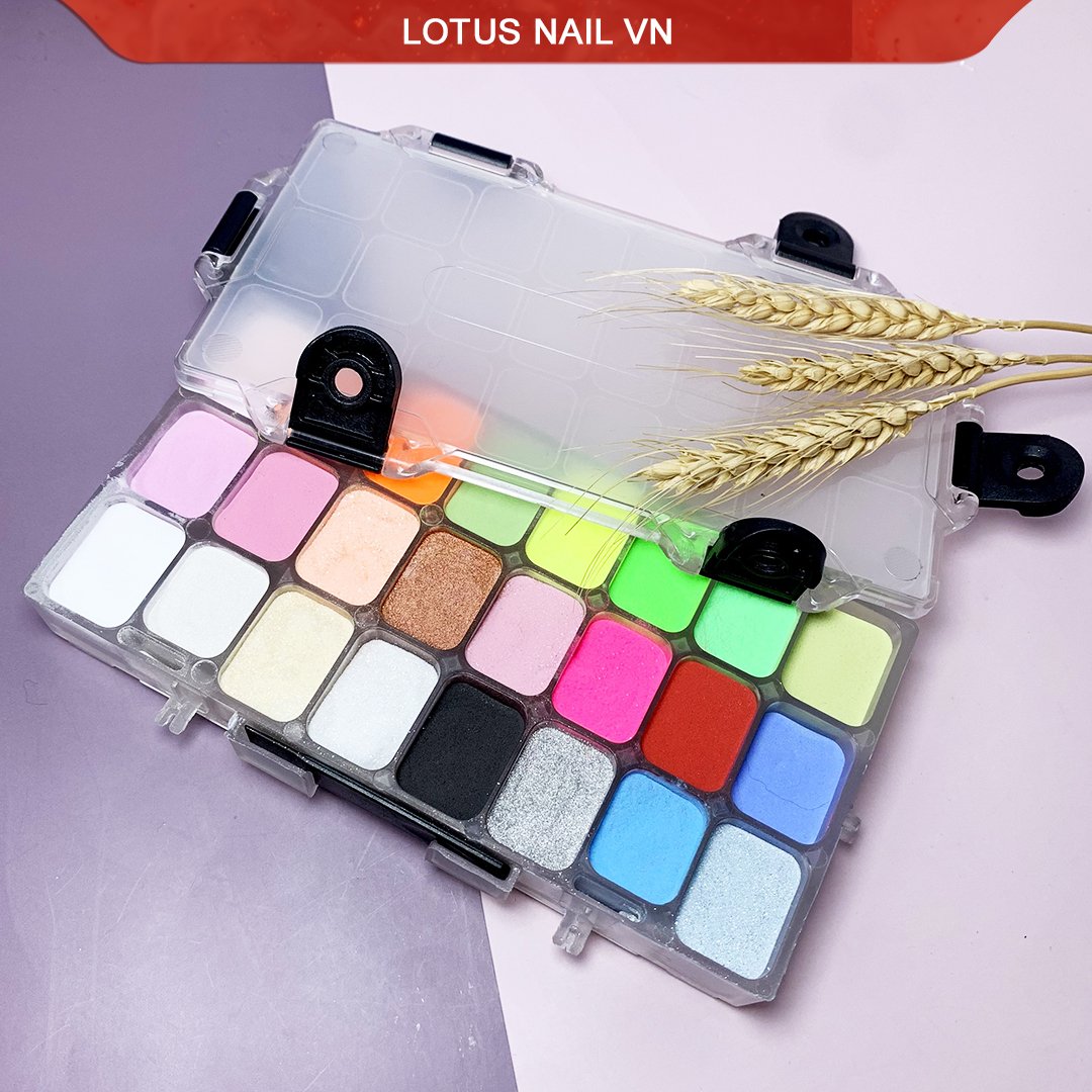Set bột đắp móng Keystone 24 màu - Made in USA