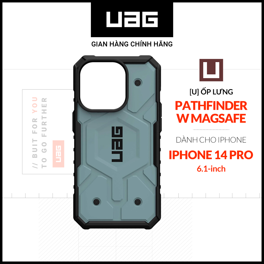 [Nhập LAZSOCIAL80K giảm 12%] Ốp Lưng UAG PATHFINDER w MAGSAFE Cho iPhone 14 Pro [6.1 INCH]