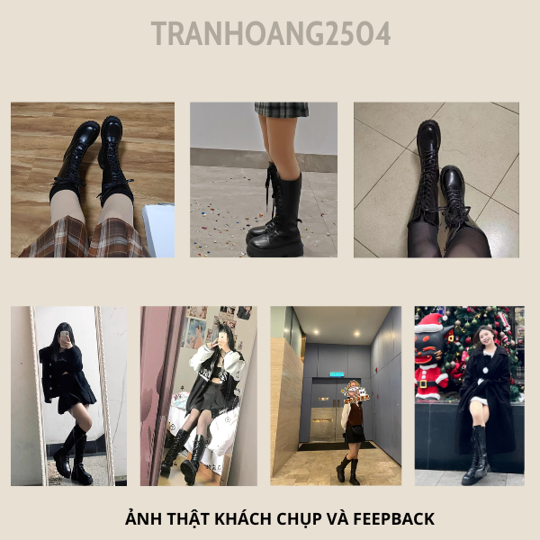 [ full hộp] boot đùi chiến binh tăng chiều cao  siêu ngầu