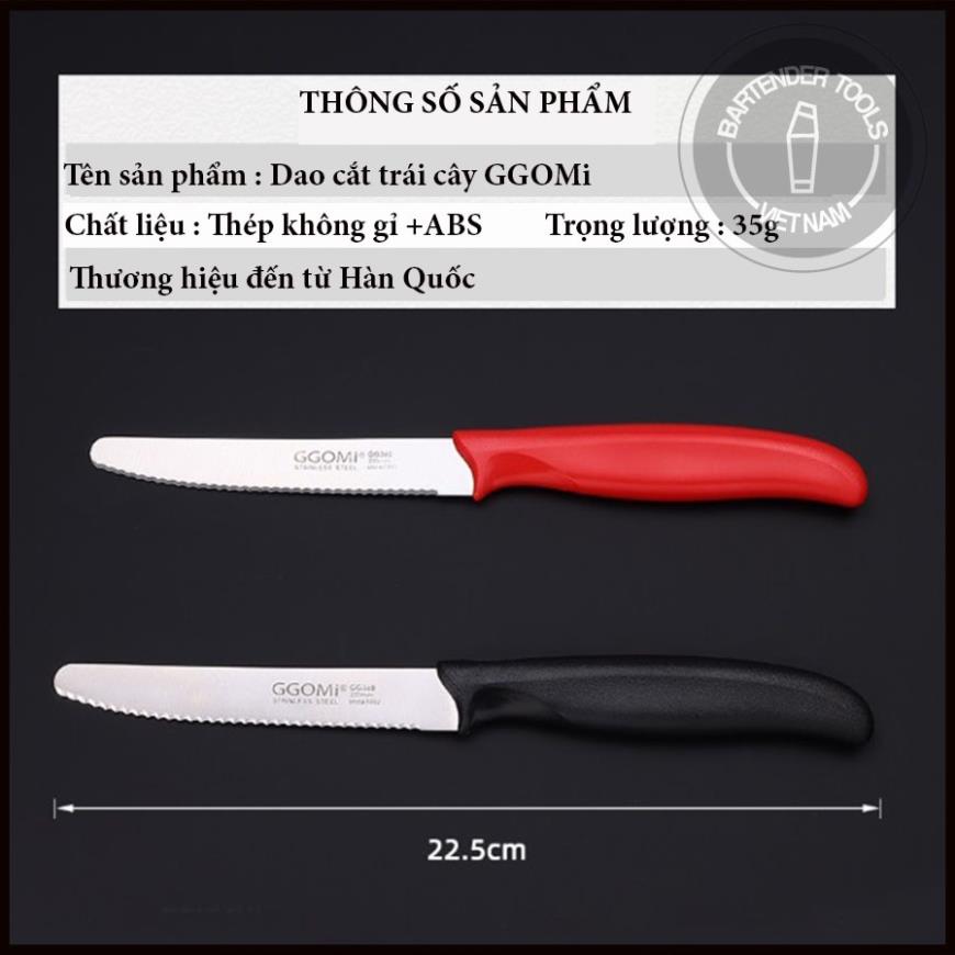 Dao cắt trái cây răng cưa hiệu GGOMI