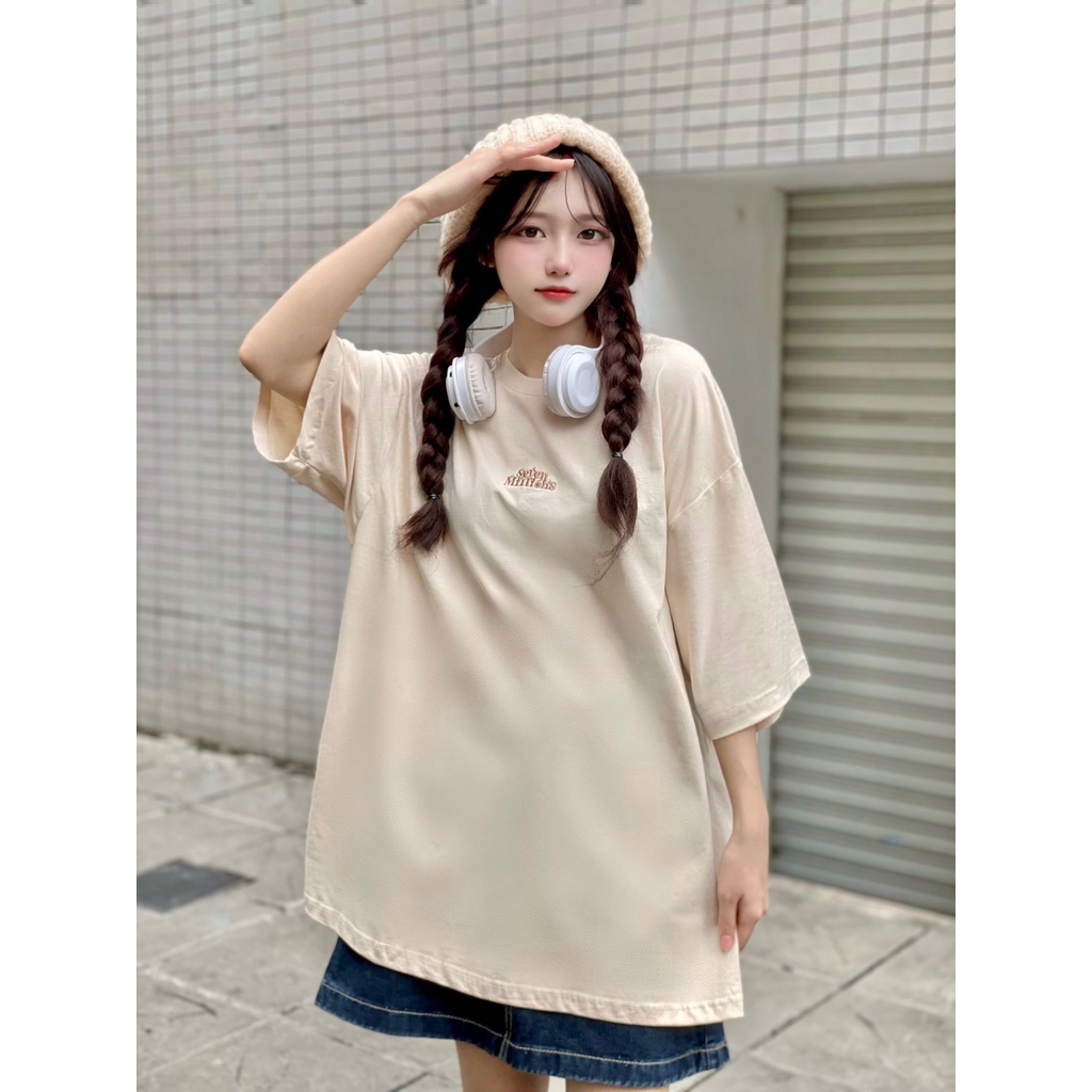 Áo Thun Unisex Cổ Tròn 7MILLIONS Basic Summer - 3 Màu - 100% Cotton - Form Oversize