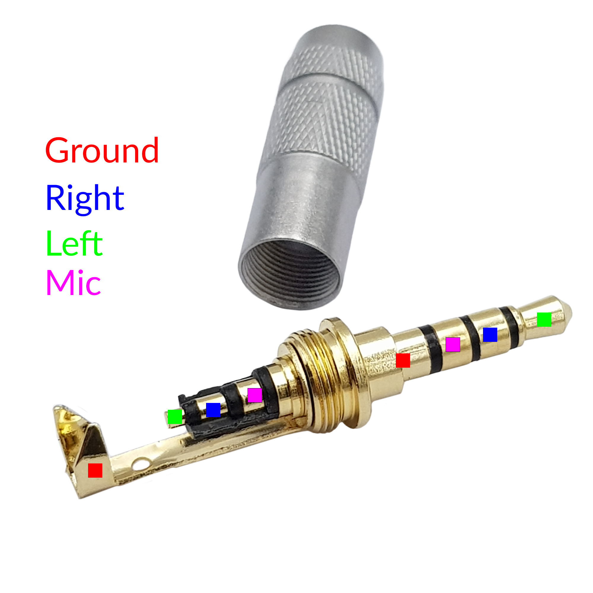 Jack âm thanh AUX 3.5mm 4 chấu