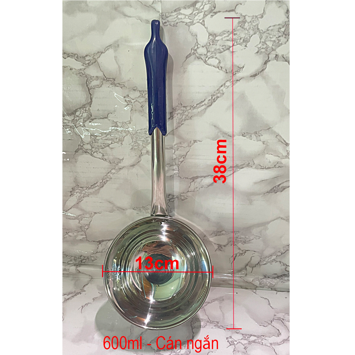 Gáo inox múc nước 300ml, 600ml, 800ml, 1200ml
