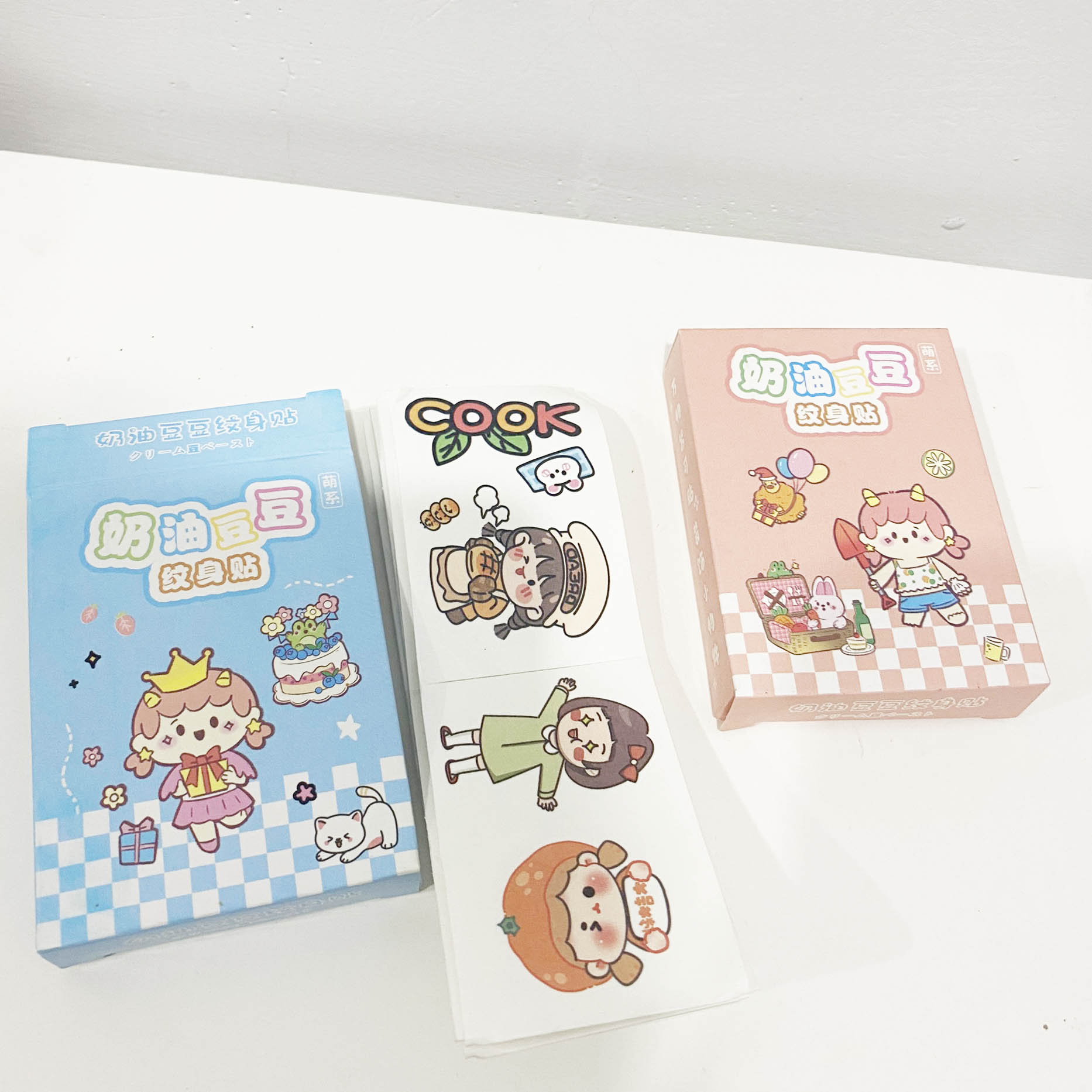 Set hình xăm dán hoạt hình cho bé