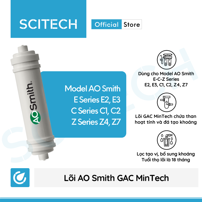 Bộ lõi máy lọc nước AO Smith Z4/Z7