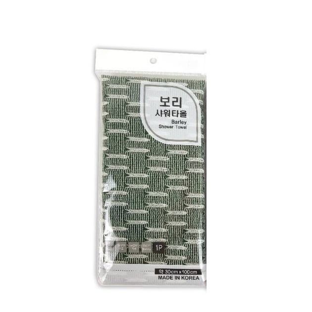 Khăn tắm cọ lưng Hàn Quốc Barley (size 100*30cm)