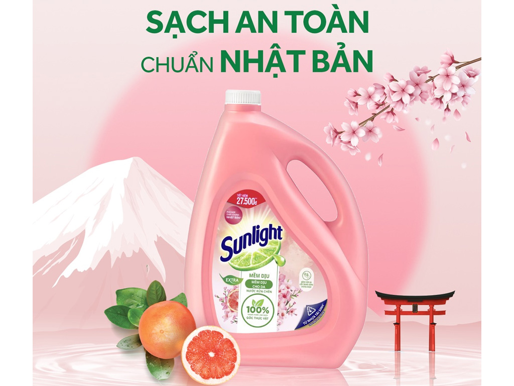 Nước rửa chén Sunlight túi 3.5kg/ can 3.6kg - BAT MUOI