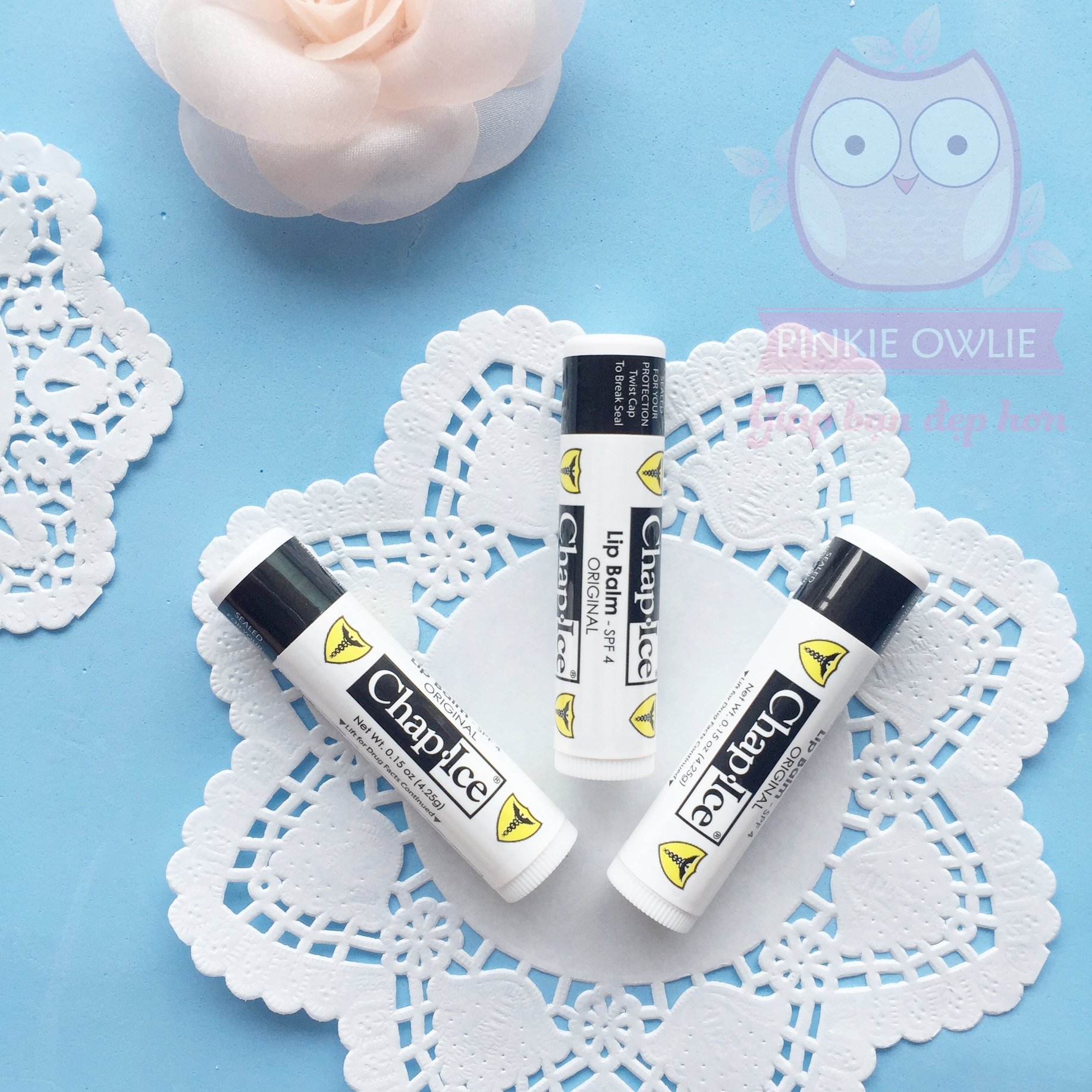 Son dưỡng không mùi Chap Ice của Mỹ