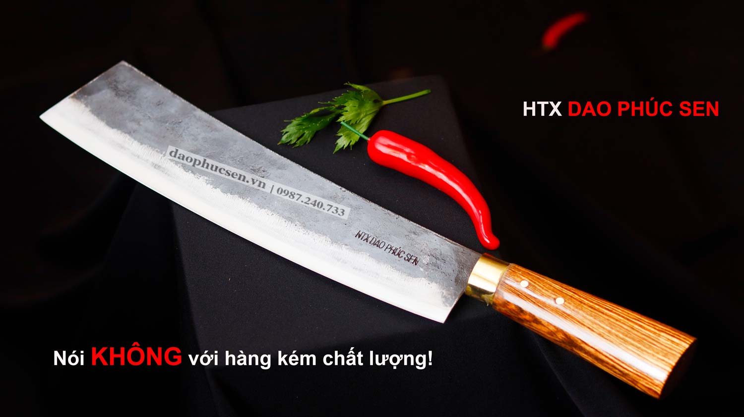 Dao pha chặt tông chặt gà mới phúc sen