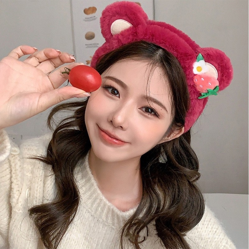 Băng đô cài tóc hình gấu dâu Lotso