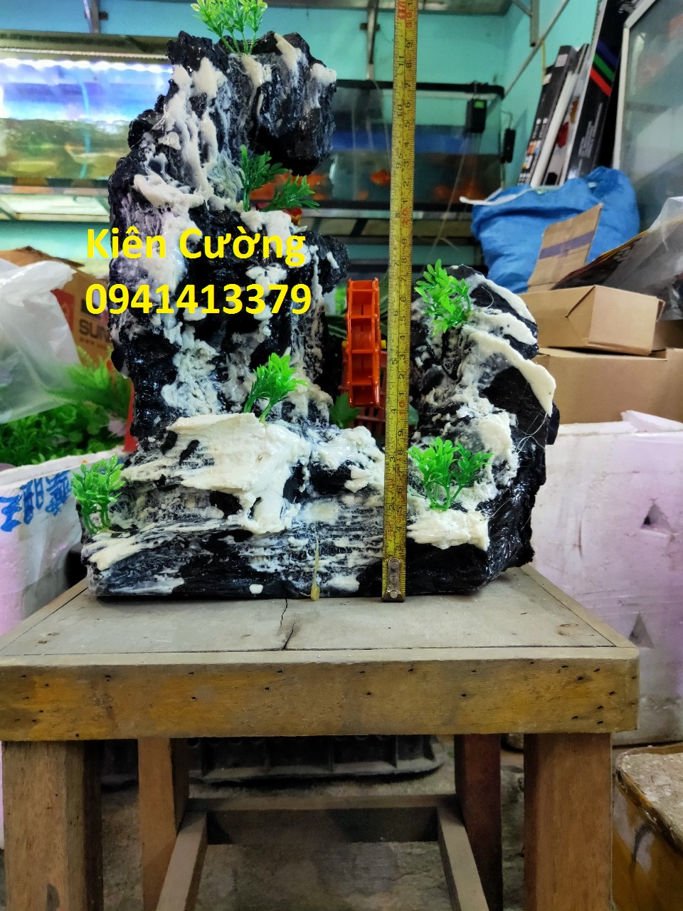 Mô Hình Núi - Hòn non Bộ - Trang Trí Bể cá (Mẫu 25)
