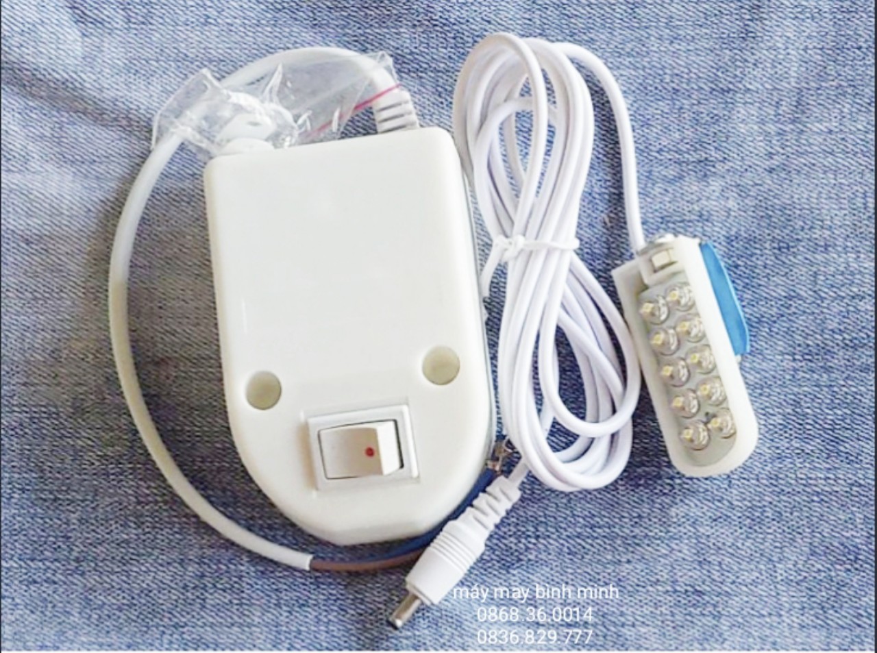 Bộ đèn led ngón máy may công nghiệp