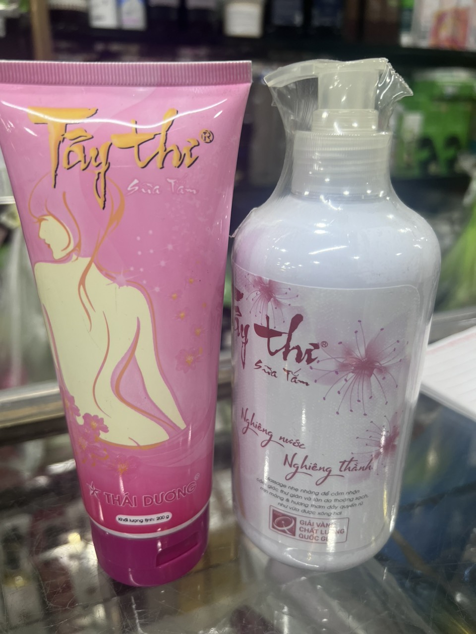 Sữa tắm tây thi sao thái dương trắng da ngừa mụn 480ml