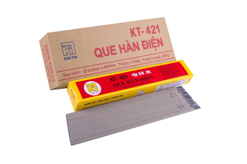 Que hàn sắt Kim Tín 2.5li, 3.2li, 4.0 li (hộp)