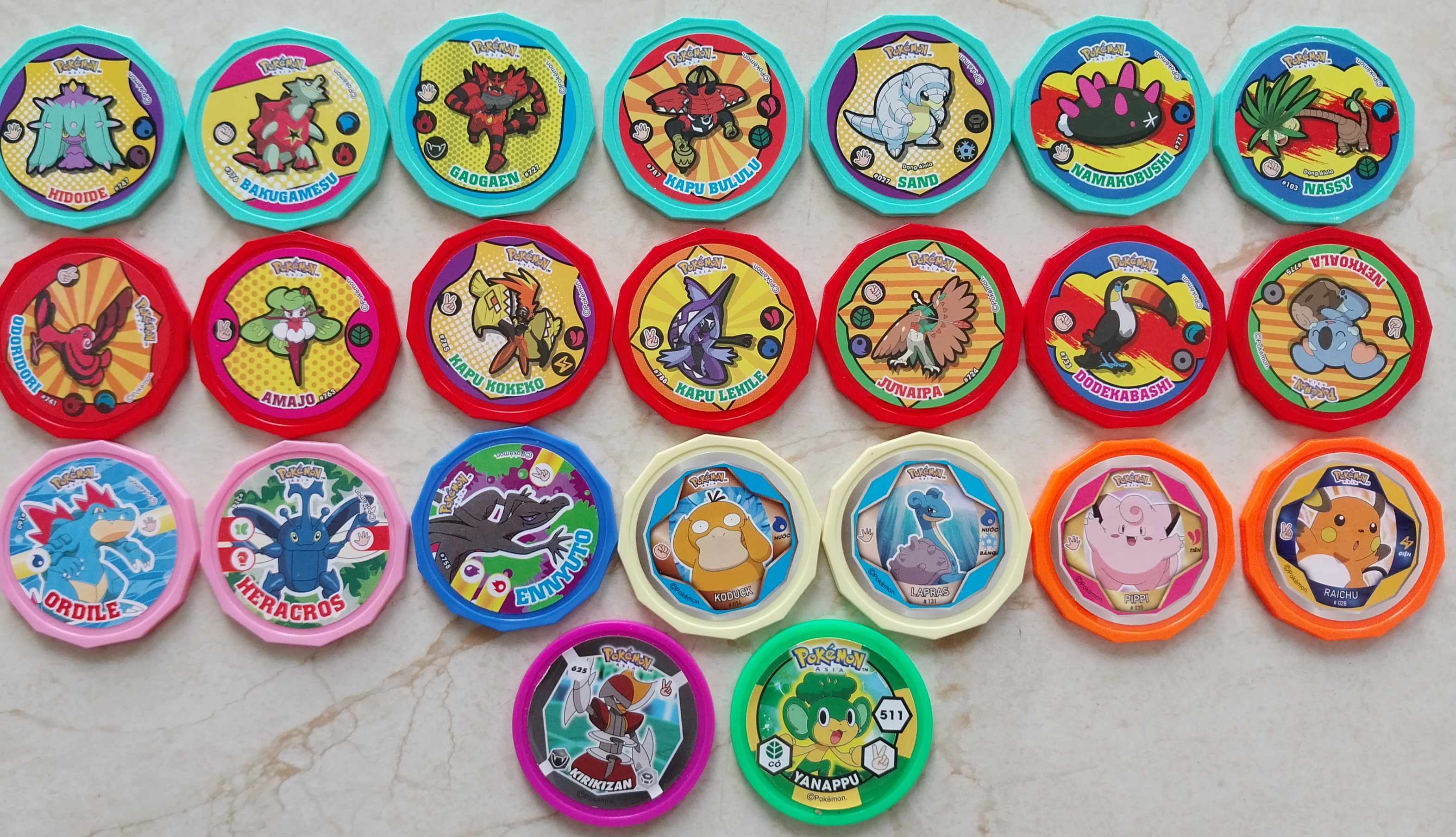 Thẻ Pokemon Lotte 2018, Series 4