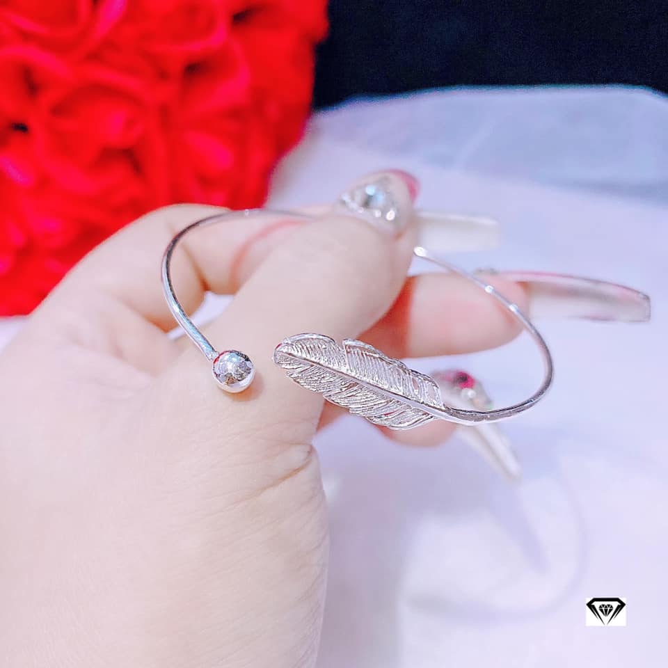 lắc tay lông vũ bạc ta tk11