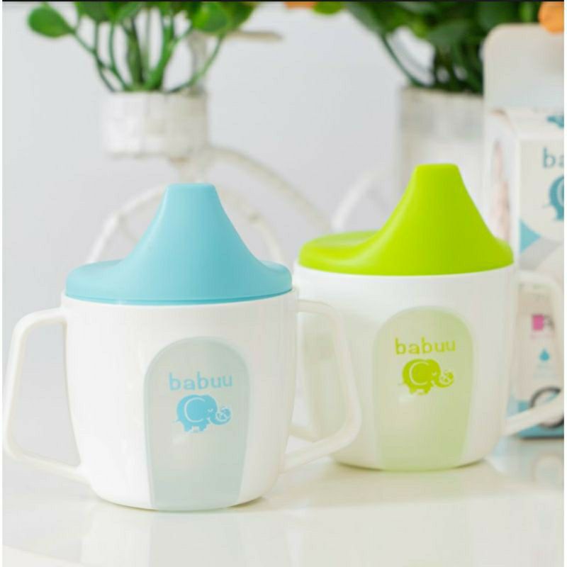 Cốc tập uống nước cho bé babuu Nhật 150ml