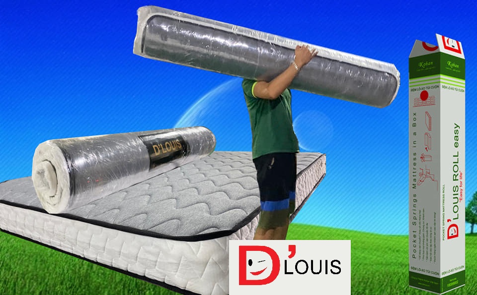 NỆM KOHAN D'LOUIS ROLL EASY - NỆM LÒ XO TÚI CUỘN
