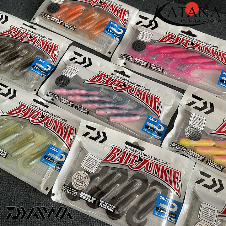 Mồi mềm Daiwa Bait Junkie 2.5 - 4 inch GRUB