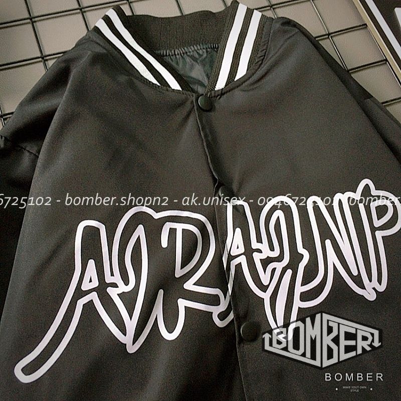 [HCM][Video + Ảnh thật] Áo khoác Bomber style bóng chày phối màu classic