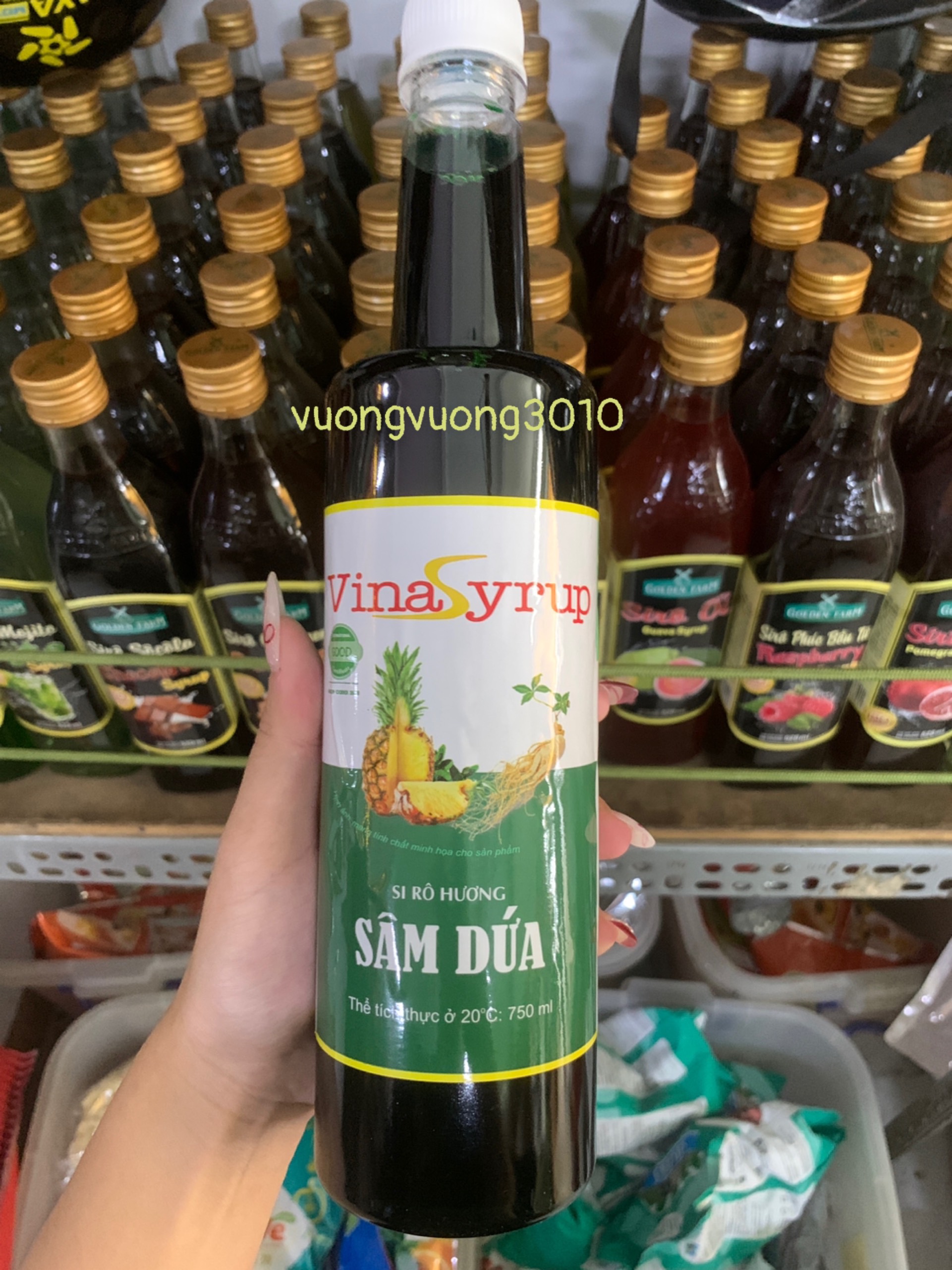 Siro hương sâm dứa hiệu Vina