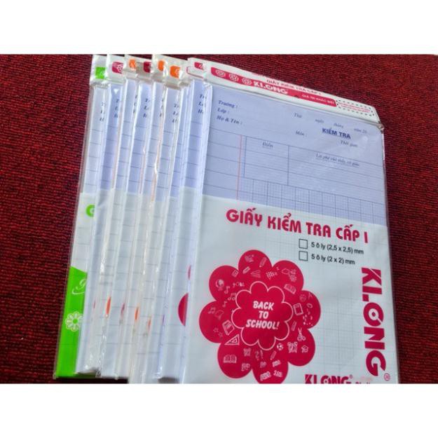 Giấy Kiểm Tra 5Ly To Klong - Khách Sỉ Ib