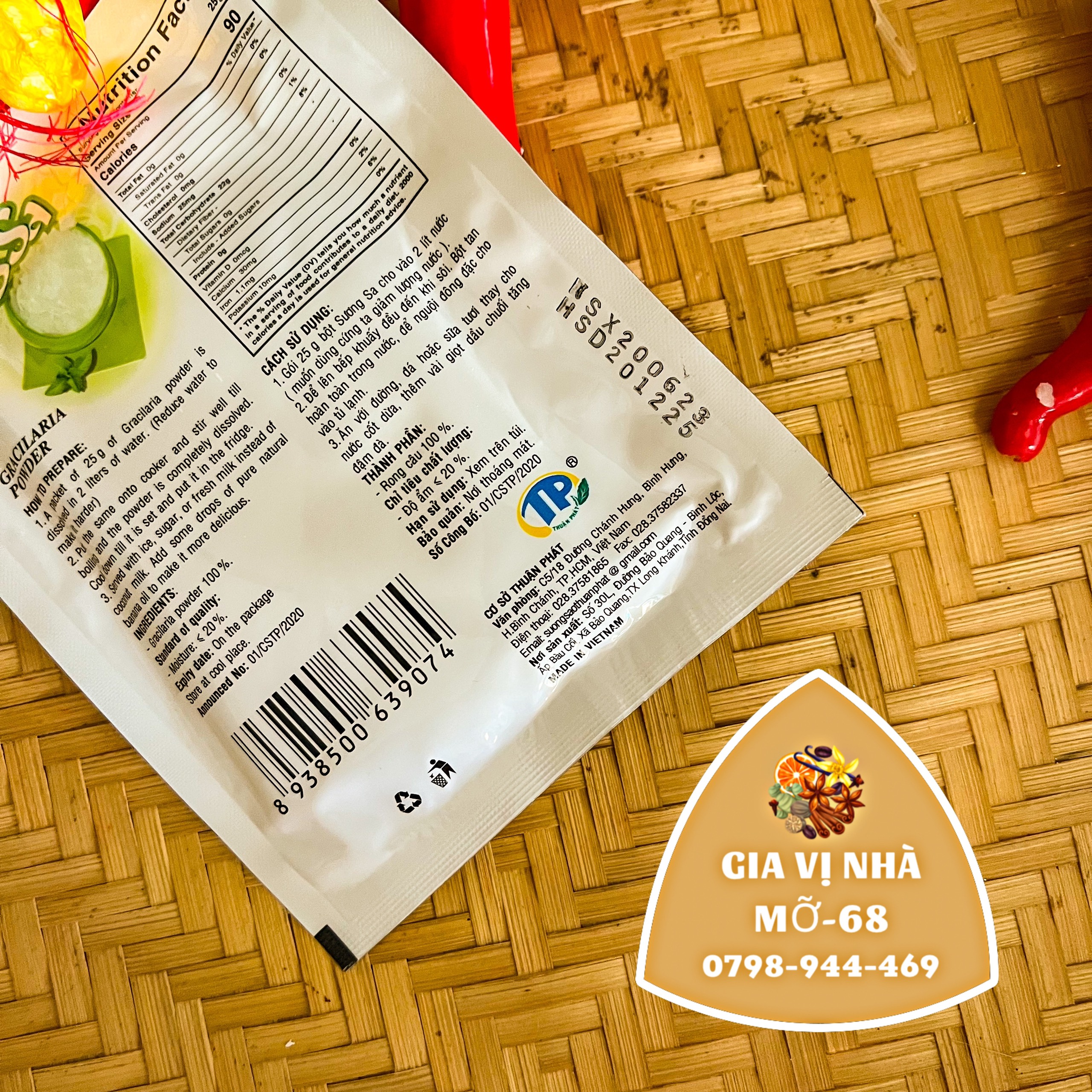 BỘT LÀM SƯƠNG SA THUẬN PHÁT - GÓI 25GR
