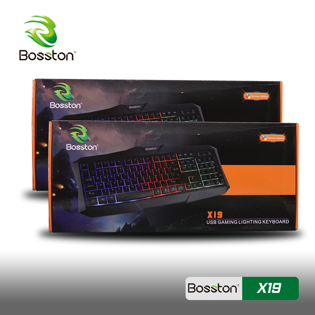 [HCM]Bàn Phím Bosston X19 Đèn Led