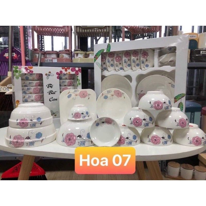 bộ bát đĩa bát tràng  11 món