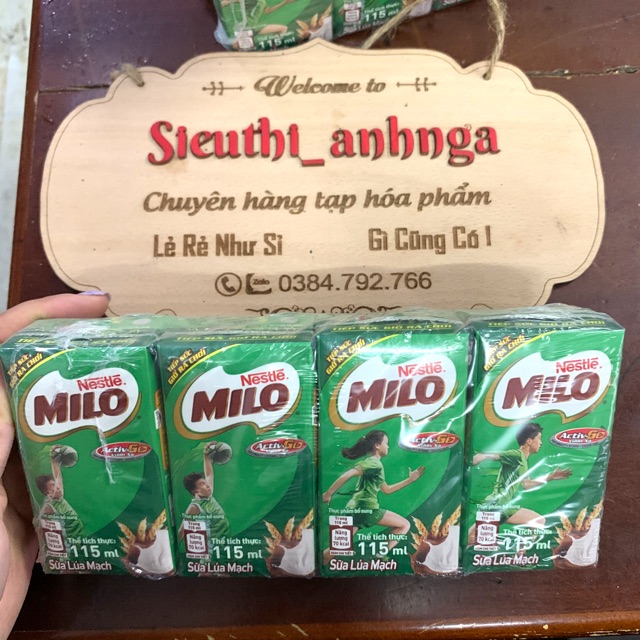 1 Vỉ Milo Thức Uống Lúa Mạch 115ml