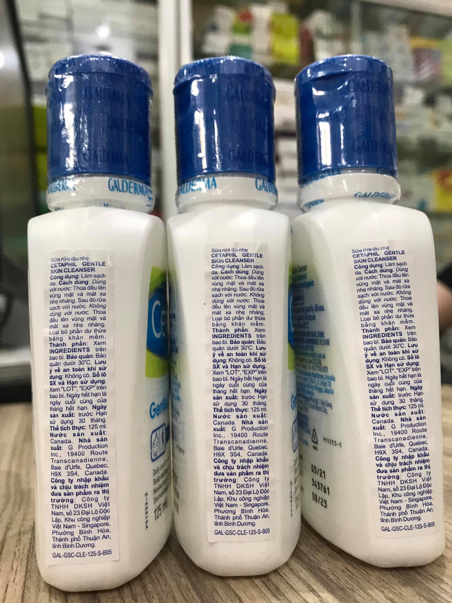 [Hàng Chính Hãng] Sữa rửa mặt Cetaphil 125ml