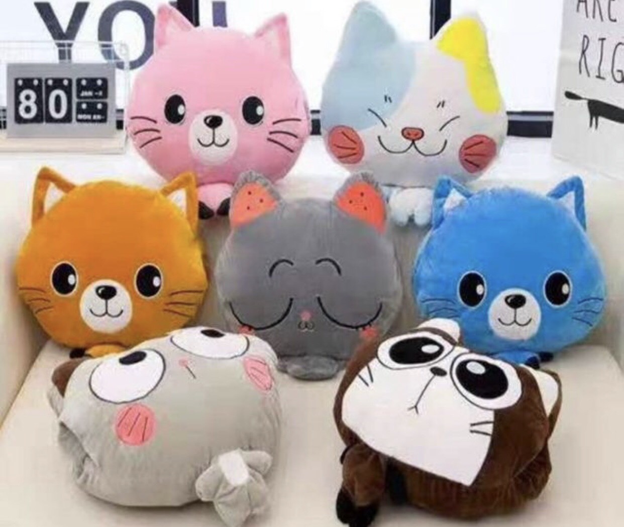 Bộ chăn gối văn phòng hình thú