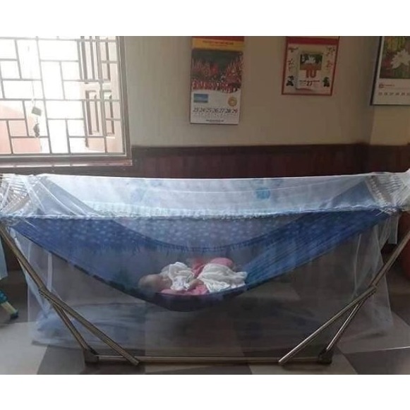 Mùng võng chống muỗi cho bé(người lớn) size 2.3mx1.2m