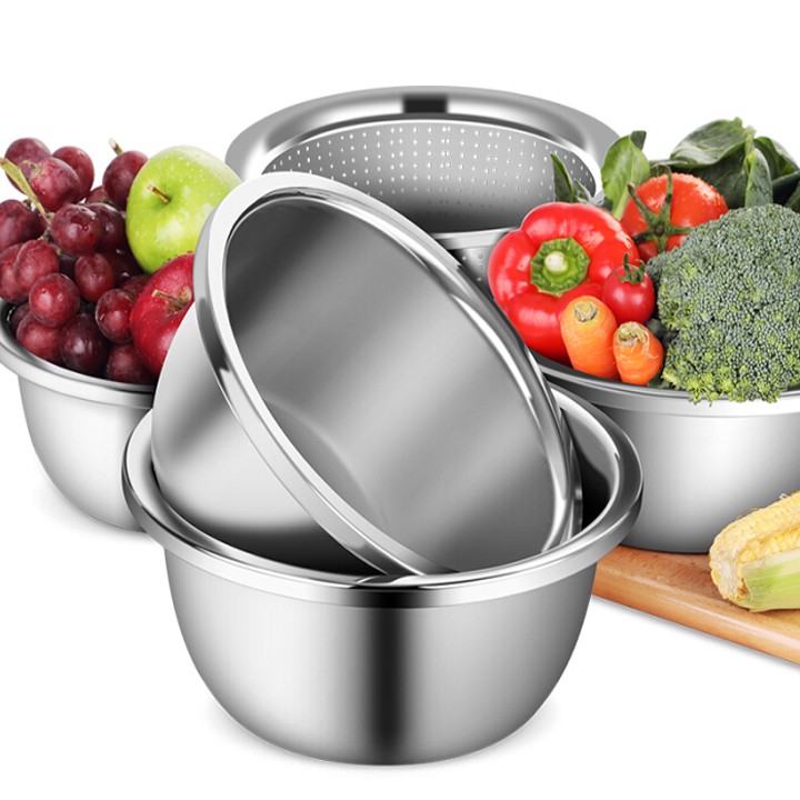 Rổ thau inox - bộ 5 - 3010193